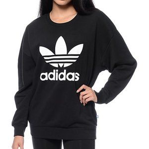 Black Adidas logo sweatshirt